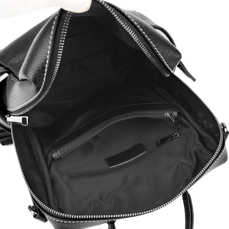 Stylish Leather Backpack for School and Travel - Image 9