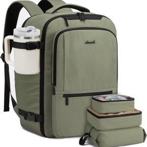 40L Travel Backpack Carry On, Airline Approved with Laptop Compartment & Packing Cubes