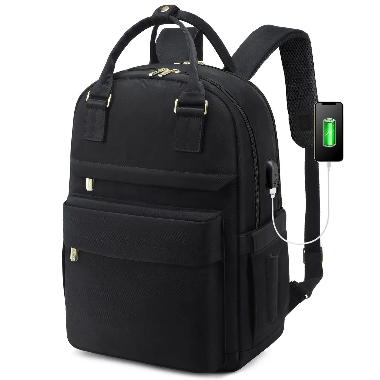 Laptop Backpack for Women – Stylish Waterproof Travel Bag with USB Port - Image 5